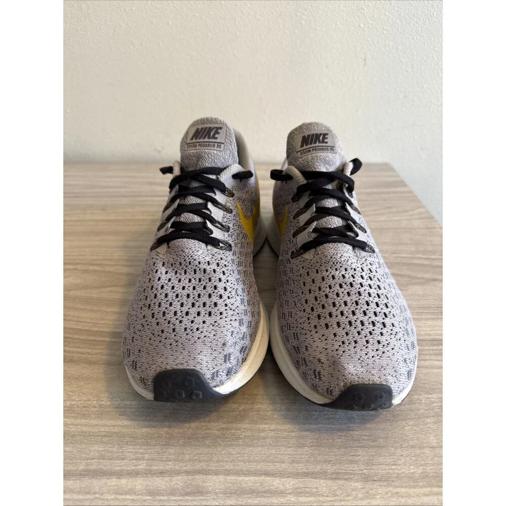 Nike‎ Pegasus 35 Shoes Size 9.5 Womens Gray Running Sneakers Gym 942855-500